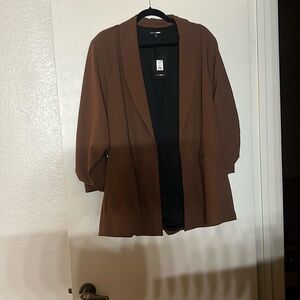 Brown blazer